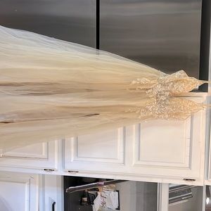 Champagne prom dress